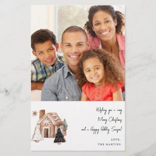 Prospectus 14 Cm X 21,6 Cm Budget Pain d'épice Maison et Cookies de Noël Note