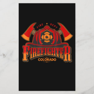 Prospectus 14 Cm X 21,6 Cm Cadeau De Pompier Pour Pompier Ou Femme