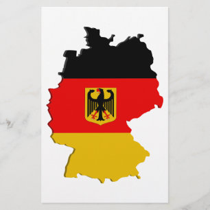 Prospectus 14 Cm X 21,6 Cm Carte Allemagne