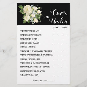 Prospectus 14 Cm X 21,6 Cm Carte de jeu de douche pour couples ou moins