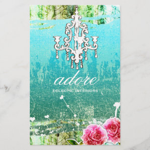 Prospectus 14 Cm X 21,6 Cm CG Adorer bleu Vintage