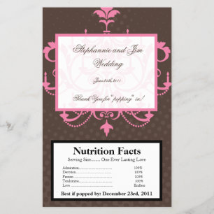 Prospectus 14 Cm X 21,6 Cm Chandelier rose mousse à micro-ondes