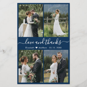 Prospectus 14 Cm X 21,6 Cm Circulaire du Mariage de Collage blanc Budget Mari