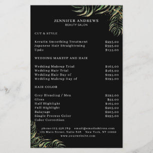 Prospectus 14 Cm X 21,6 Cm Circulaire moderne, verte