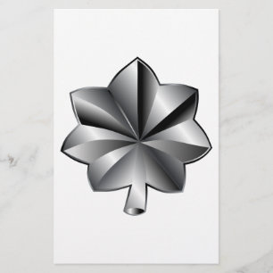 Prospectus 14 Cm X 21,6 Cm Classement militaire des États-Unis - Lieutenant-c