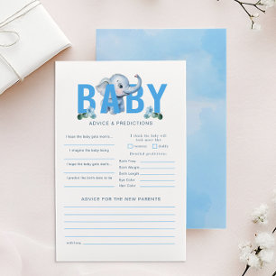 Prospectus 14 Cm X 21,6 Cm Conseils et prédictions sur le Baby shower des élé