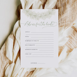 Prospectus 14 Cm X 21,6 Cm Conseils pour la mariée Flyer de jeu de fête de do