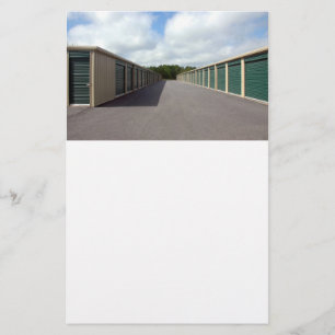 Prospectus 14 Cm X 21,6 Cm Dépliant Unités Entrepôt Autonome