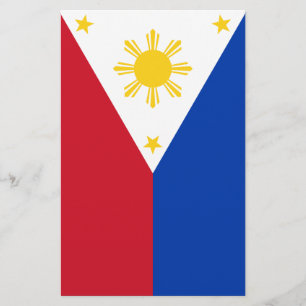 Prospectus 14 Cm X 21,6 Cm Drapeau philippin des Philippines