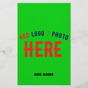 PROSPECTUS 14 CM X 21,6 CM ÉLÉGANT MODERNE PERSONNALISÉ LIME VERT VÉRIFIÉ MAR