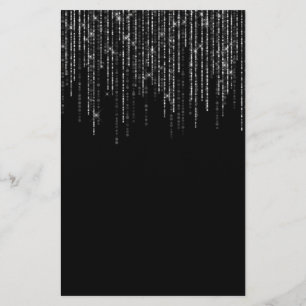 Prospectus 14 Cm X 21,6 Cm Elégant prospectus noir