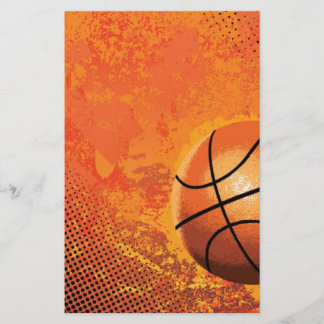 Prospectus 14 Cm X 21,6 Cm équipe de basket-ball joueur tournoi terrain sport