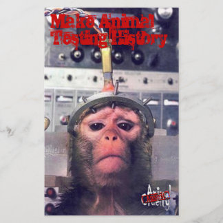 Prospectus 14 Cm X 21,6 Cm Essais sur les animaux finis