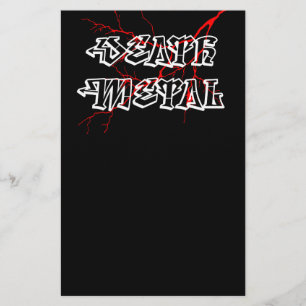 Prospectus 14 Cm X 21,6 Cm Étiquette de métal mort