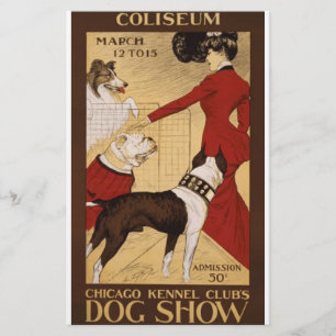 Prospectus 14 Cm X 21,6 Cm Exposition canine vintage