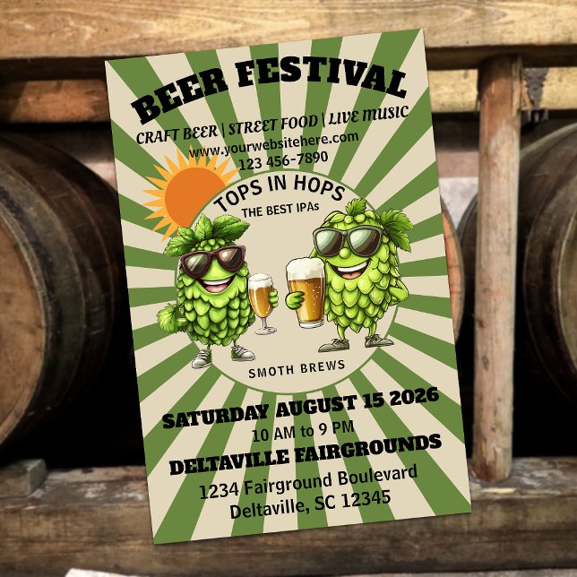 Prospectus 14 Cm X 21,6 Cm Festival de la bière (Créateur téléchargé)
