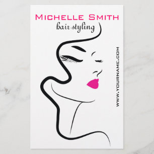 Prospectus 14 Cm X 21,6 Cm Fille avec l'icône de marquage à chaud de