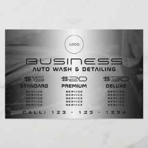 Prospectus 14 Cm X 21,6 Cm Flyer automobile moderne et élégant