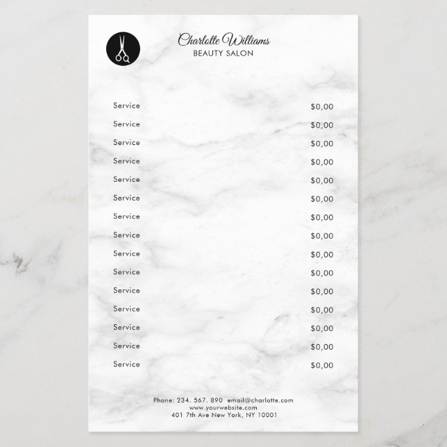 Prospectus 14 Cm X 21,6 Cm Flyer du Marbre (Devant)