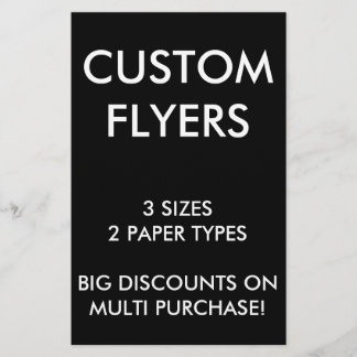 Prospectus 14 Cm X 21,6 Cm Flyers personnalisés 5,5 x 8,5 pouces Modèle vierg