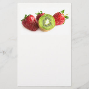 Prospectus 14 Cm X 21,6 Cm Fraise et kiwi
