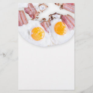 Prospectus 14 Cm X 21,6 Cm Fried eggs with bacon