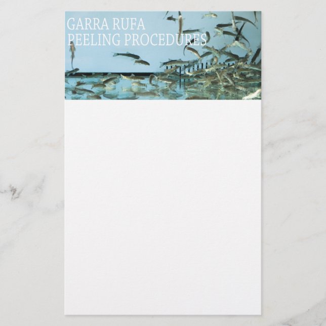 Prospectus 14 Cm X 21,6 Cm Garra rufa peeling (Devant)