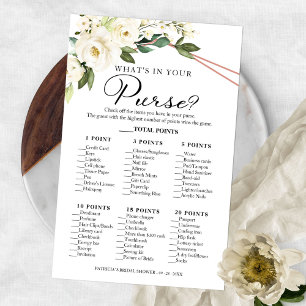 Prospectus 14 Cm X 21,6 Cm Greenery Geometry What's In Your Purse Game Flyer