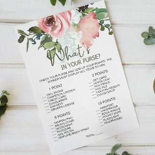 Prospectus 14 Cm X 21,6 Cm Jeu Floral Blush Eggshell Whats In Your Purse