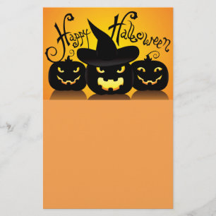 Prospectus 14 Cm X 21,6 Cm Joyeux Citrouilles d'Halloween