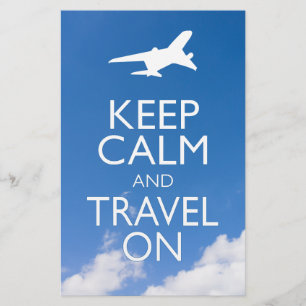 PROSPECTUS 14 CM X 21,6 CM KEEP CALM ET TRAVEL