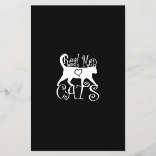 Prospectus 14 Cm X 21,6 Cm Les vrais hommes aiment les chats en style