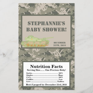 Prospectus 14 Cm X 21,6 Cm Microwave Popcorn Wrapper ARMY ACU Camoflauge