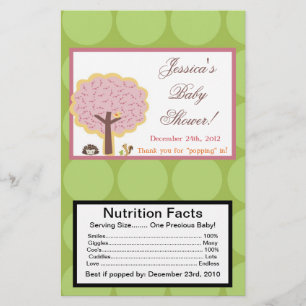 Prospectus 14 Cm X 21,6 Cm Microwave Popcorn Wrapper Love and Nature Girl Woo