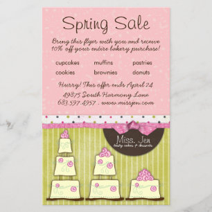 Prospectus 14 Cm X 21,6 Cm Mlle. Jen Cake Petit Flyer