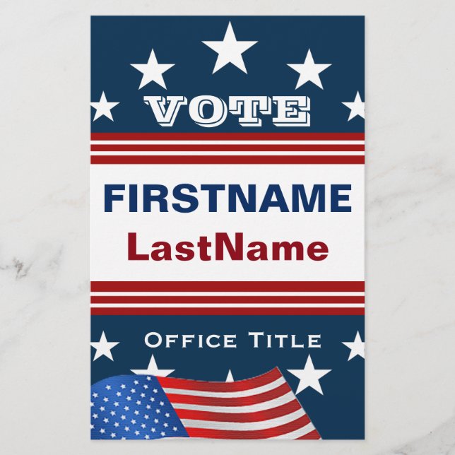 Prospectus 14 Cm X 21,6 Cm Modèle circulaire de campagne (Devant)