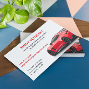 Prospectus 14 Cm X 21,6 Cm Modèle de dépliant de lavage de voiture de detaili