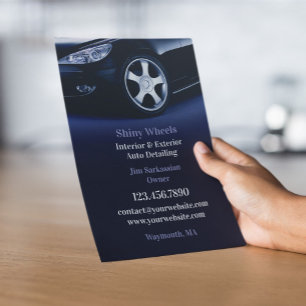 Prospectus 14 Cm X 21,6 Cm Modèle de dépliant de lavage de voiture de detaili