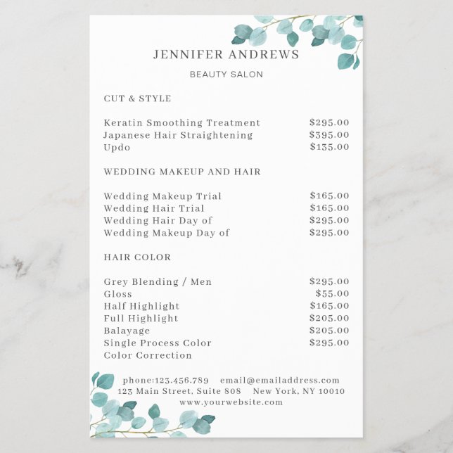 Prospectus 14 Cm X 21,6 Cm Moderne, Verdure (Devant)