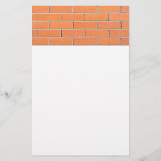 Prospectus 14 Cm X 21,6 Cm Motif mur en brique (Devant)