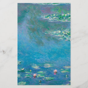 Prospectus 14 Cm X 21,6 Cm Nénuphars de Claude Monet Fine Art Painting