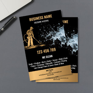 Prospectus 14 Cm X 21,6 Cm Nettoyage haute pression professionnel Or Lavage s