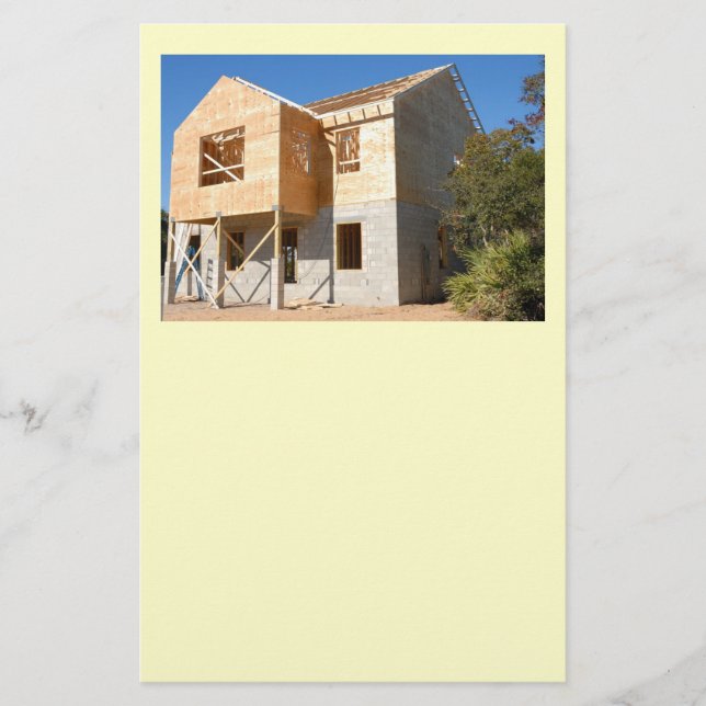 Prospectus 14 Cm X 21,6 Cm nouvelle construction de maisons (Devant)