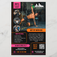 Offre spéciale Hot Pink Orange Marketing avec logo