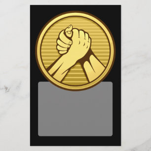 Prospectus 14 Cm X 21,6 Cm Or de bras de fer