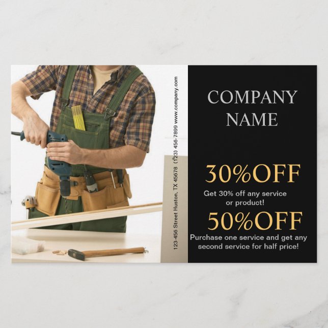 Prospectus 14 Cm X 21,6 Cm Outils mécaniques Construction menuisier menuiseri (Devant)