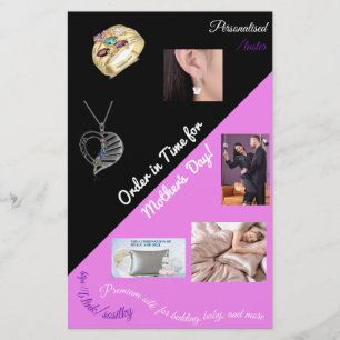 Prospectus 14 Cm X 21,6 Cm Petite circulaire contrastée - Adaptation A6