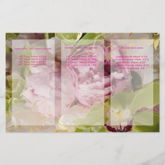 Prospectus 14 Cm X 21,6 Cm PixDezines Peonies/Bouquets de Cymbidium Vert