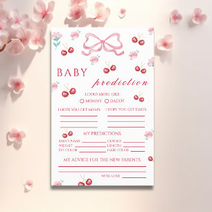 Prospectus 14 Cm X 21,6 Cm Prédictions et Vœux pour Bébé à l'Arc de Fleurs de