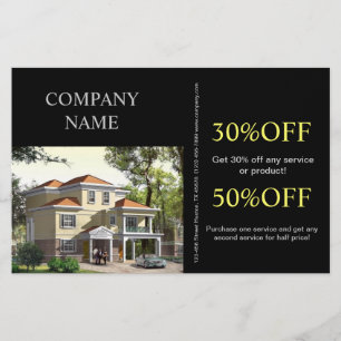 Prospectus 14 Cm X 21,6 Cm Rénovation Construction Maison Retrait Réaltor